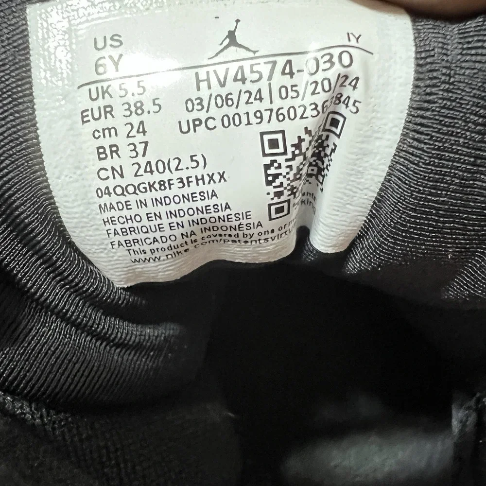 Air Jordan 9 Retro GS 'Olive' Black Red 2024 HV4574-030 Youth Size 6Y